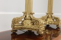 F55044EC: Pair French Louis XIV Style Solid Brass 