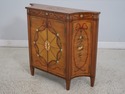 63208EC: Adams Paint Decorated 2 Door Commode Cabi