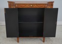 63208EC: Adams Paint Decorated 2 Door Commode Cabi