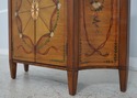 63208EC: Adams Paint Decorated 2 Door Commode Cabi