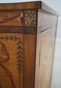 63208EC: Adams Paint Decorated 2 Door Commode Cabi