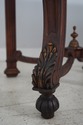 63020EC: Vintage Continental Style Marble Top Waln