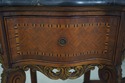 63020EC: Vintage Continental Style Marble Top Waln