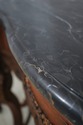 63020EC: Vintage Continental Style Marble Top Waln