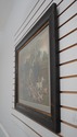 F63166EC: Vintage Hunt Scene Framed Art