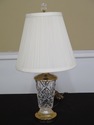 LF47161EC: Small WATERFORD Crystal Table Lamp w. S