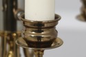 F55021EC: TOWER CRAFTSMEN Glass & Brass Candelabra