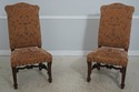 LF72352: Set of 4 High Back Mahogany Upholstered D