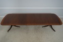 L72079: BAKER Bill Sofield Inlaid Mahogany Dining 