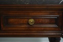 72314: HENREDON 3 Drawer 2 Tier Marble Top Console
