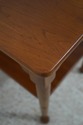 L72338: Pair Of STICKLEY Cherry Lamp End Tables