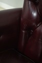 72335: KITTINGER Burgundy Tufted Leather Executive
