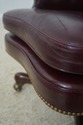 72335: KITTINGER Burgundy Tufted Leather Executive