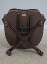 72335: KITTINGER Burgundy Tufted Leather Executive
