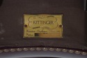 72335: KITTINGER Burgundy Tufted Leather Executive