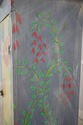 F63657EC: Hand Painted Signed 1 Drawer Natural Fin