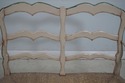 63643EC: Country French Paint Decorated Rush Seat 