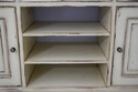 L63652EC: Distressed Painted Finish Bookcase Crede