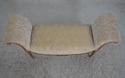 L63195EC: Adams Paint Decorated Upholstered Bench