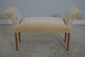 L63195EC: Adams Paint Decorated Upholstered Bench