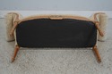 L63195EC: Adams Paint Decorated Upholstered Bench