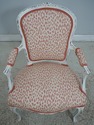 63665EC: Pair Newly Upholstered French Louis XV Ar