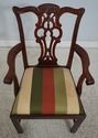 67681: Pair MAITLAND SMITH Chippendale Mahogany Ar