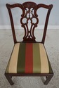 67708: Pair MAITLAND SMITH Chippendale Mahogany Si
