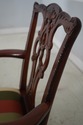 67681: Pair MAITLAND SMITH Chippendale Mahogany Ar