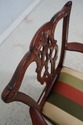 67681: Pair MAITLAND SMITH Chippendale Mahogany Ar