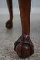 67721: Mahogany Shell Carved Ball & Claw Coffee Ta