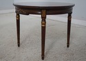 L67633: KARGES Round French Louis XVI Style Walnut