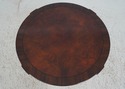 L67633: KARGES Round French Louis XVI Style Walnut