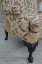 67593: Vintage Queen Anne Wing Back Loveseat Sette