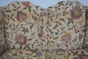 67593: Vintage Queen Anne Wing Back Loveseat Sette