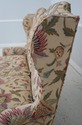 67593: Vintage Queen Anne Wing Back Loveseat Sette