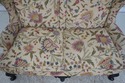 67593: Vintage Queen Anne Wing Back Loveseat Sette