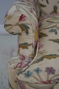 67593: Vintage Queen Anne Wing Back Loveseat Sette