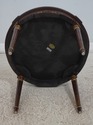 L67633: KARGES Round French Louis XVI Style Walnut