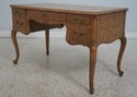 67713: BAKER Burl Walnut Louis XV Writing Desk