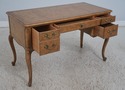 67713: BAKER Burl Walnut Louis XV Writing Desk