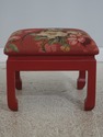 L72389: Pair Of Chinese Style Red Bird & Flower Ot
