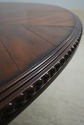 L72321: Large Round Barley Twist Mahogany Dining T