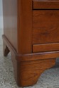 72386: GRANGE Cherry French 5 Drawer Bedside Chest