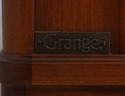 72386: GRANGE Cherry French 5 Drawer Bedside Chest