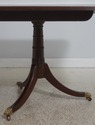 60822: STICKLEY Regency Style Mahogany Double Pede