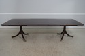 60822: STICKLEY Regency Style Mahogany Double Pede