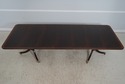 60822: STICKLEY Regency Style Mahogany Double Pede