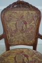 L72301: Set of 8 French Style Carved Upholstered D