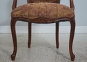 L72301: Set of 8 French Style Carved Upholstered D